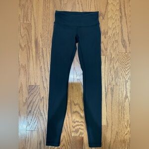 Black Lululemon Leggings size 2